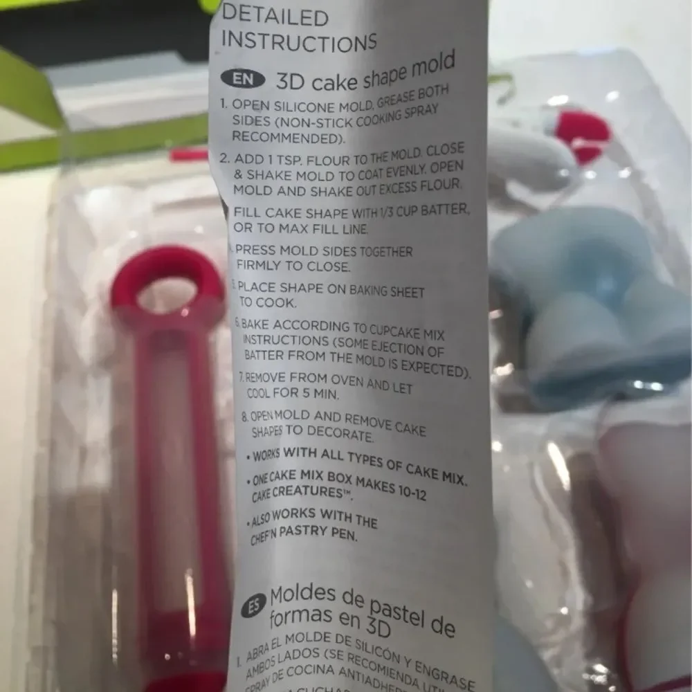 Fun and Creative Creatures & Pen 3D Cake Set with Instructions